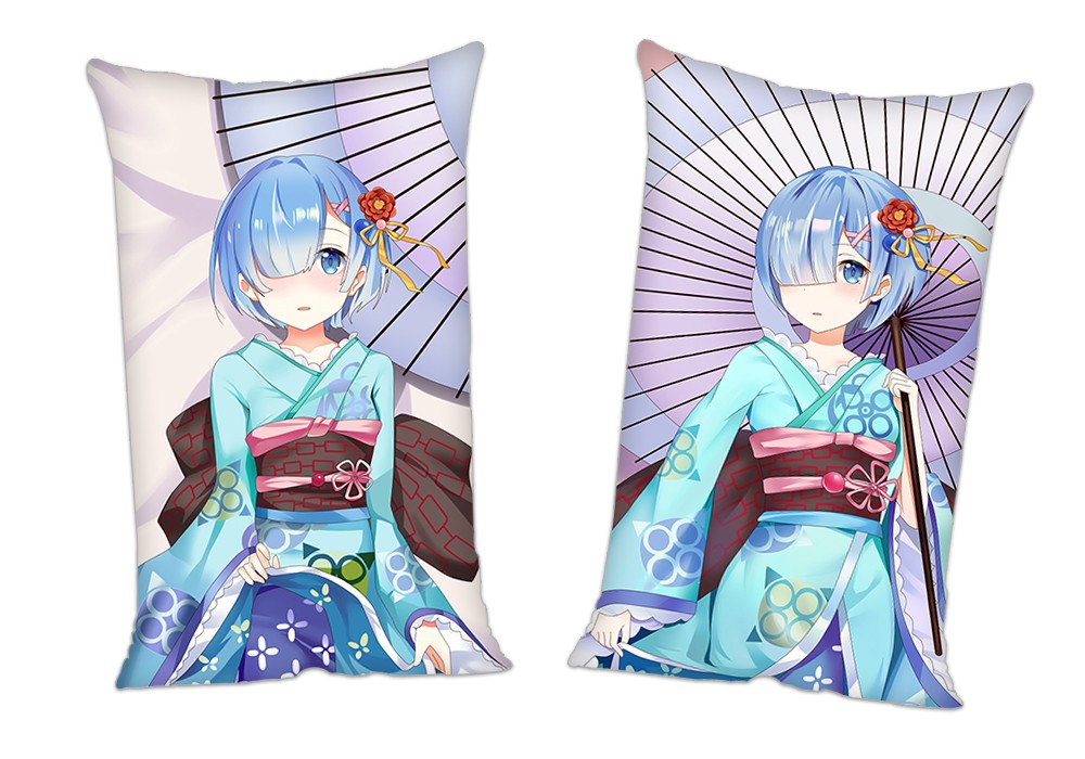 ReZero Starting Life in Another World Rem Anime 2Way Tricot Air Pillow With a Hole 35x55cm(13.7in x 21.6in)